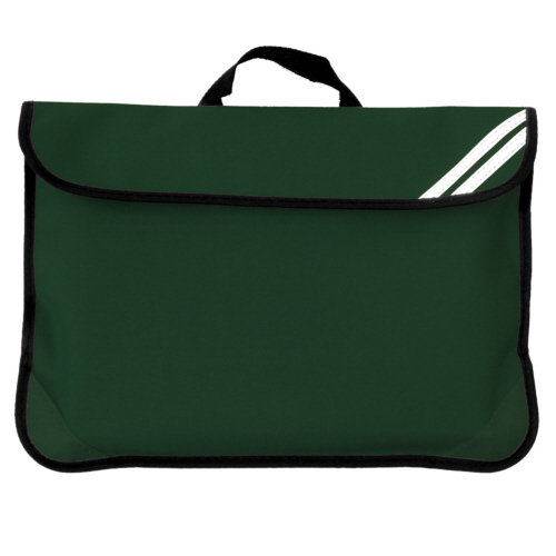 green school book bag