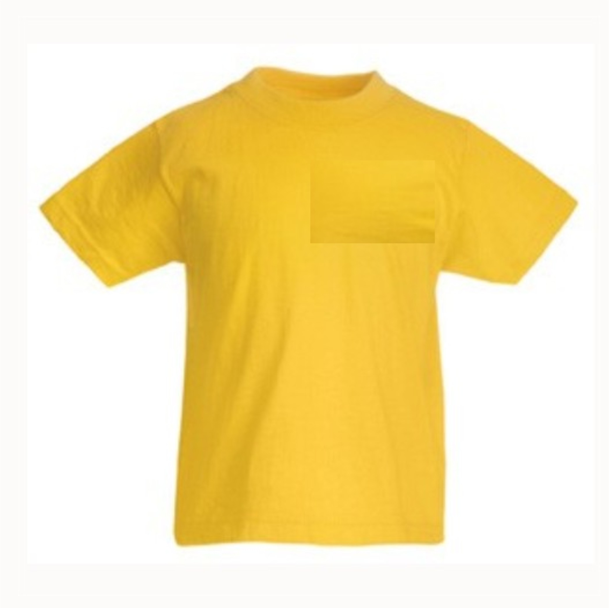 Plain yellow t shirt toddler Clearance