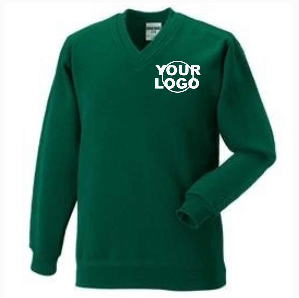 v neck school sweatshirt