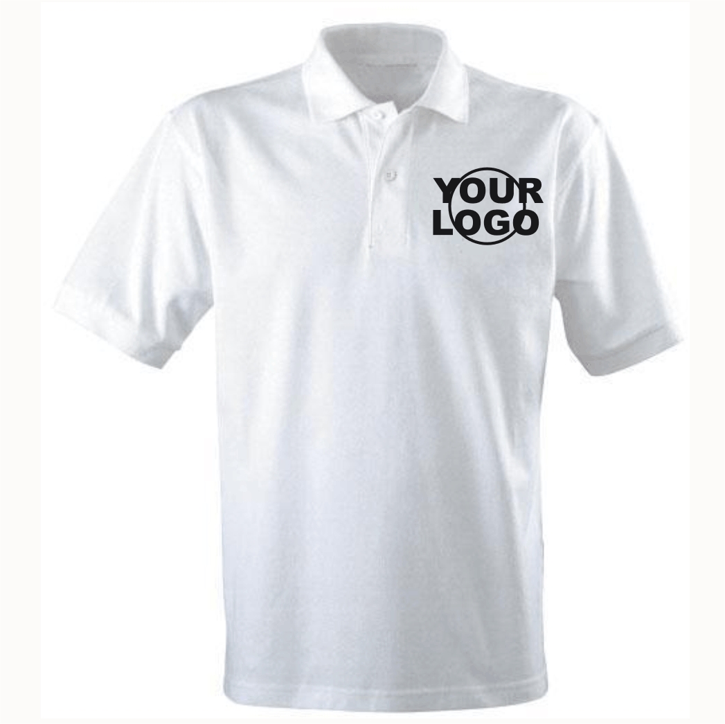 Hazel Slade Primary Polo Shirt (White) – Crested School Wear