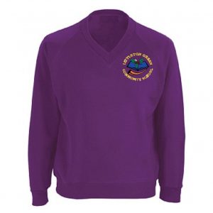 Littleton Green VNeck Sweatshirt