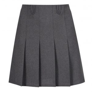 Junior Girls Flower Button Skirt