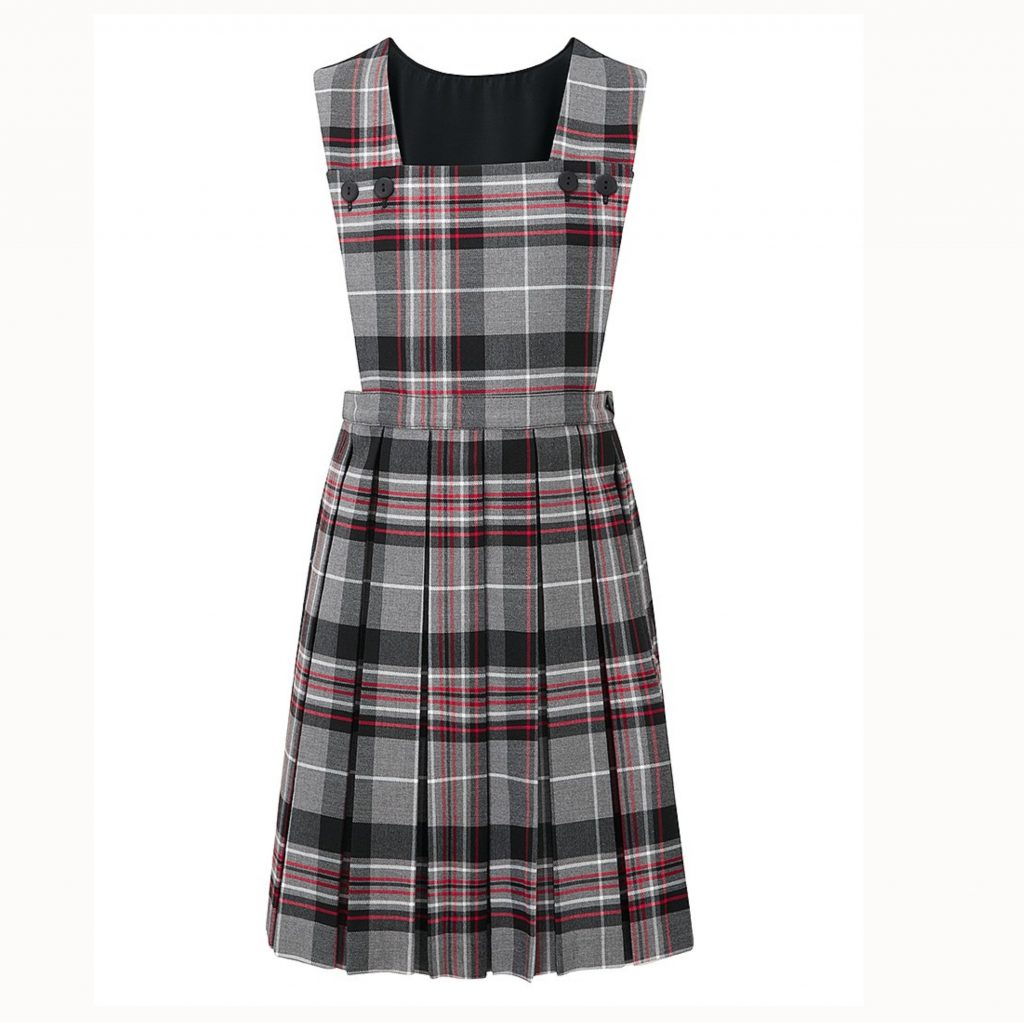 grey pinafore womens