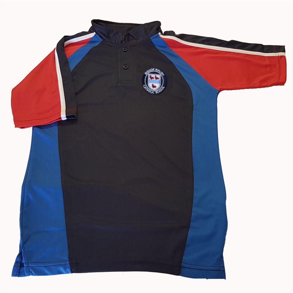 Bishops Walsh P E Polo Crested School Wear