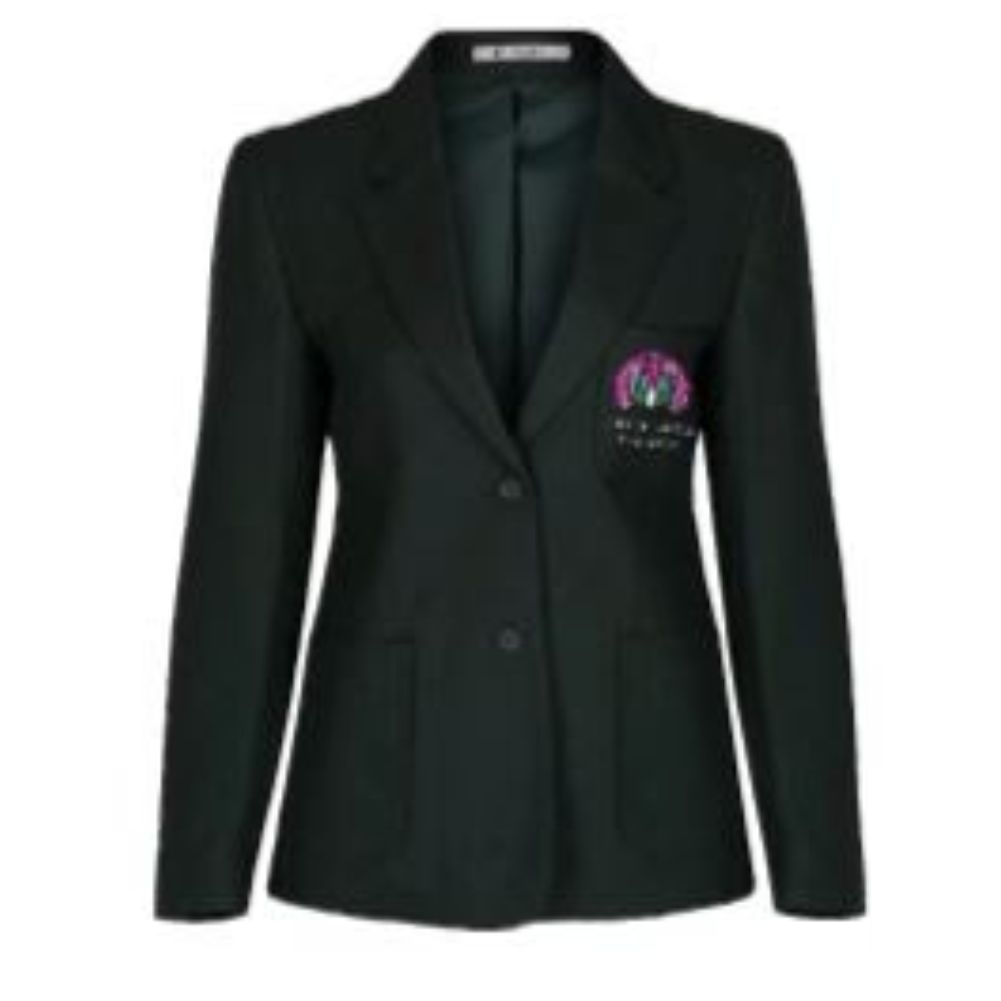 Joseph Leckie Girls Badged Blazer Crested School Wear