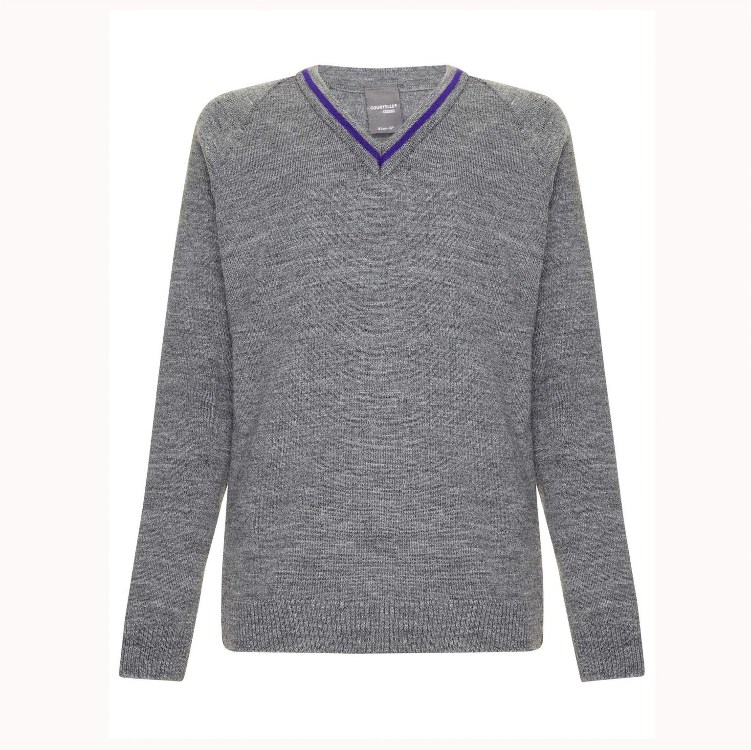 Aldersley Knitted Jumper Crested School Wear