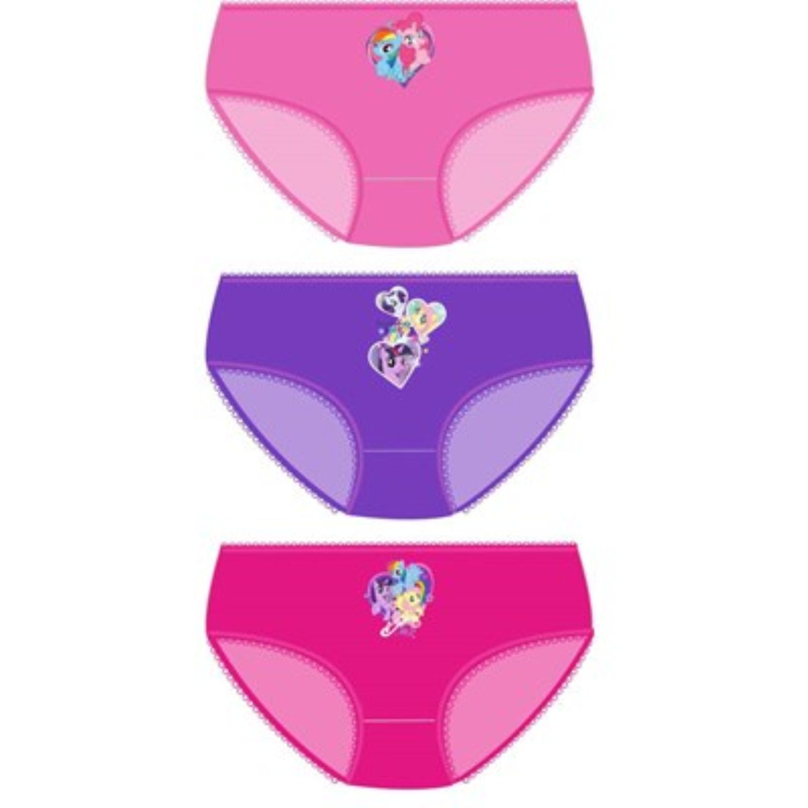 Girls My Little Pony 3 Pack Briefs – Crested School Wear