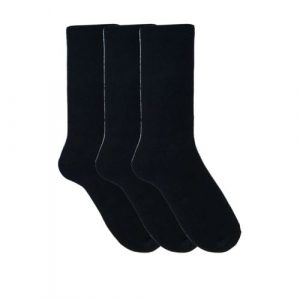 3 Pair Pack Ankle Socks - Black