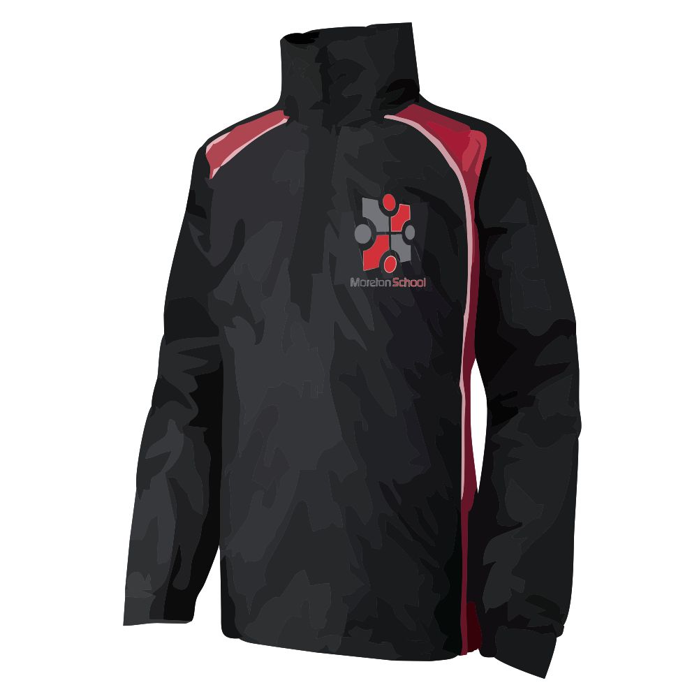Moreton School P.E Rain Jacket (Year 9 11) Crested School Wear