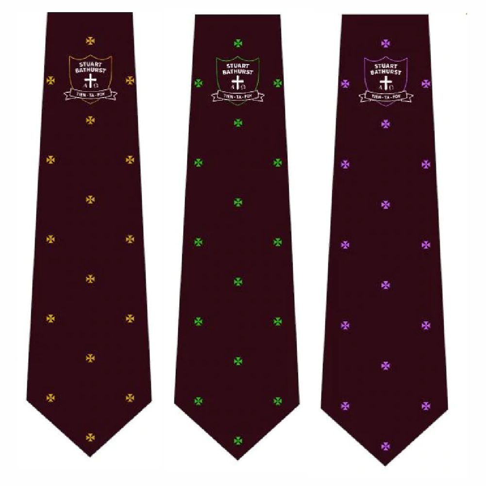 Stuart Bathurst House Tie Crested School Wear